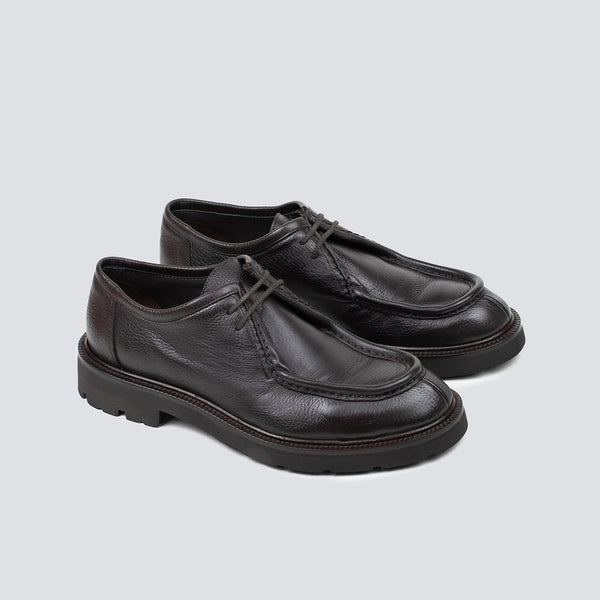 Calpierre dark brown men's derby BH146