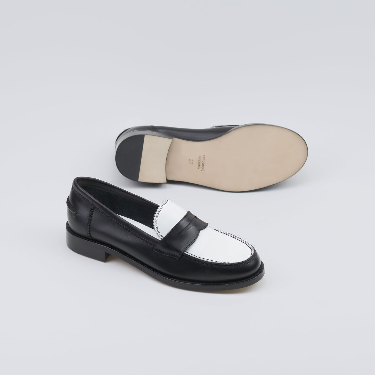 MOCASSINO - D843 BIANCO E NERO - Calpierre S.r.l.