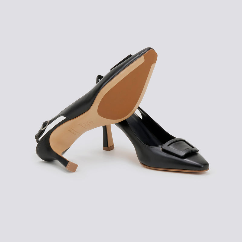 Calpierre women's slingback black BDH31