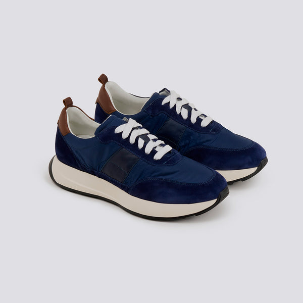 Blue sneaker for men NA1964 PRAIANO