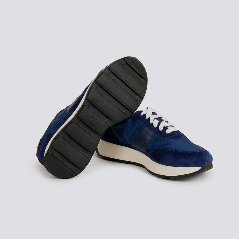 Blue sneaker for men NA1964 PRAIANO